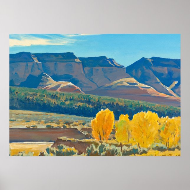 Poster Matin pacifique par Maynard Dixon (Devant)