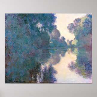 Poster Matin sur la Seine près de Giverny (1897)