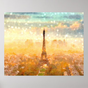 Poster Matin tôt de Paris