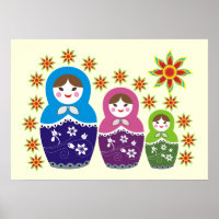 Matryoshka Poupées russes & tournesols personnalis