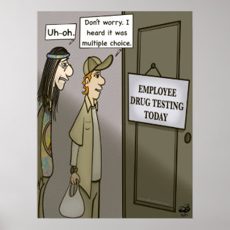 Poster Matte d'affichage de la valeur de test des employé