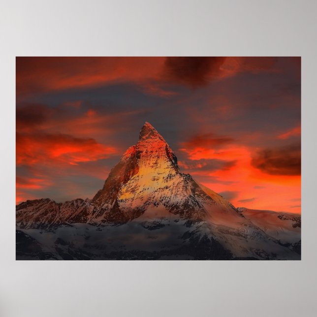 Poster Matterhorn (Devant)