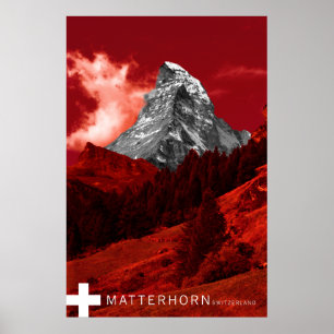 Poster matterhorn suisse