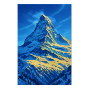 Poster Matterhorn Sunset