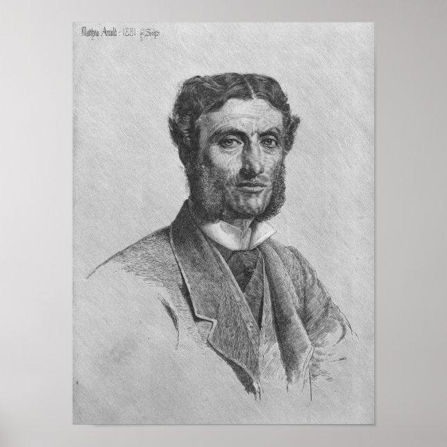 Poster Matthew Arnold, 1881 (Devant)