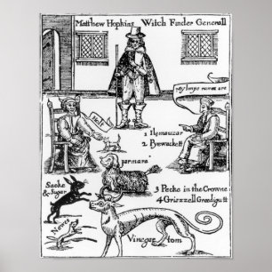 Poster Matthew Hopkins, général de Witchfinder