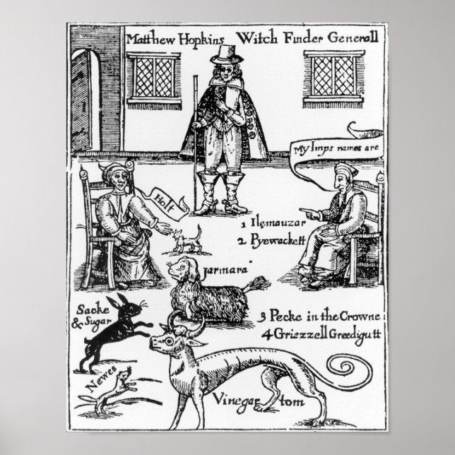 Poster Matthew Hopkins, Witchfinder General (Devant)