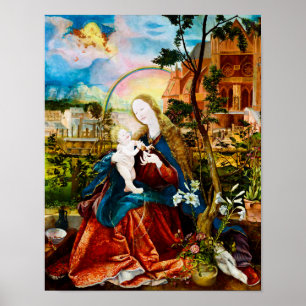 Poster Matthias Grunewald : La Vierge Stuppach