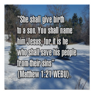 Poster Matthieu 1:21 WEBU