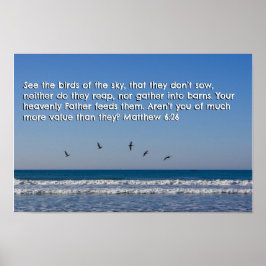 Poster Matthieu 6:26