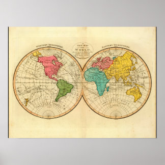 Poster Mature World Map 7_Cartes de l'Antiquité