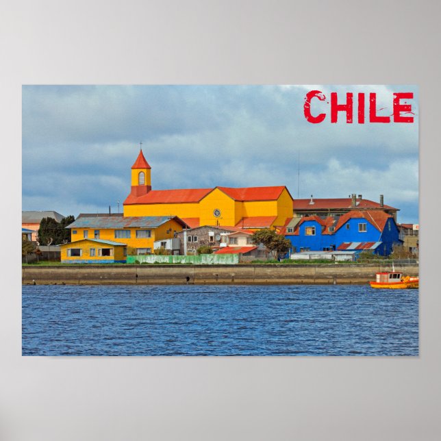 Poster Maullin, Chili (Devant)