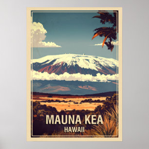 Poster Mauna Kea Hawaii V02