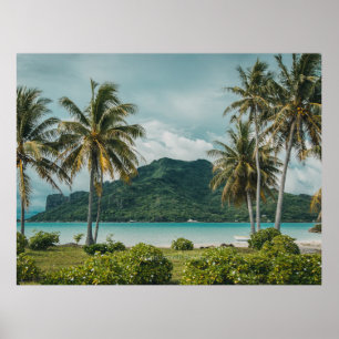 Poster Maupti, île polynésienne française, Photo Print