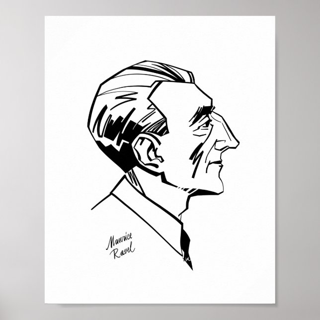 Poster Maurice Ravel (Devant)