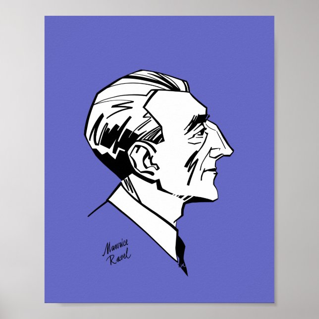 Poster Maurice Ravel (Devant)