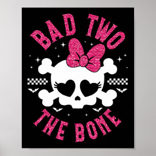 Poster Mauvais Deux L'Os 2e Anniversaire 2 Ans Enfants Gi