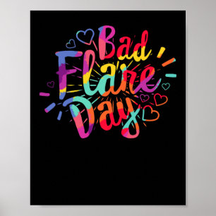 Poster Mauvais Flare Day Complexe régional syndrome de do