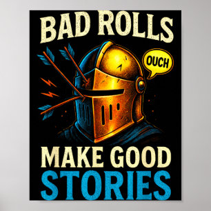 Poster Mauvais Jets Font De Belles Histoires - Amusement