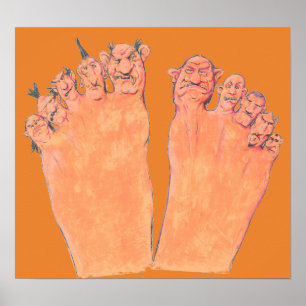 Poster Mauvais orteils