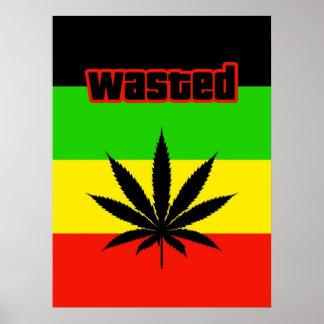 Poster Mauvaise herbe à fumée