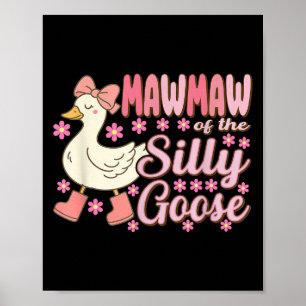 Poster Mawmaw Oie en Liberté Anniversaire Drôle Correspon
