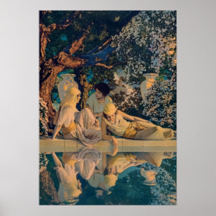 Poster Maxfield Parrish Le Jardin d'Allah 1918 Beaux-Arts
