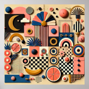 Poster Maximalisme Éclectique