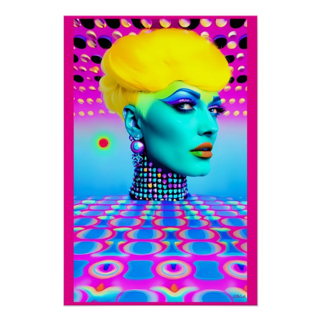 Poster Maxine Headroom (Devant)