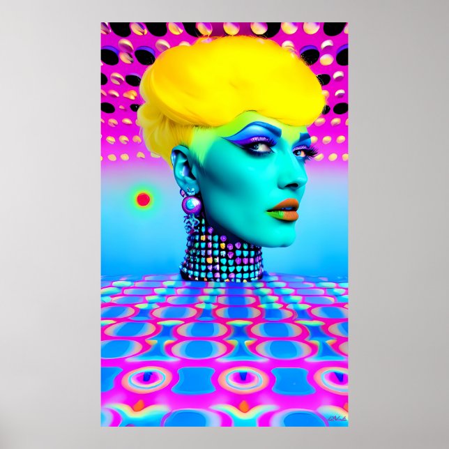 Poster Maxine Headroom (Devant)