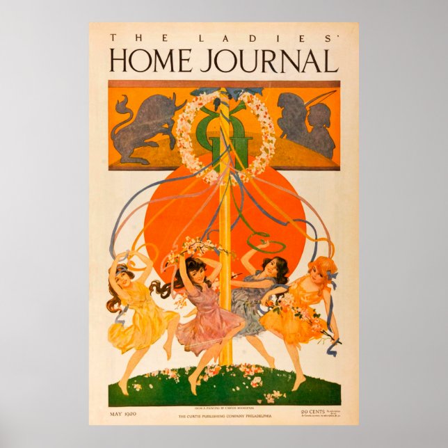 Poster May Pole - Art Vintage (Devant)