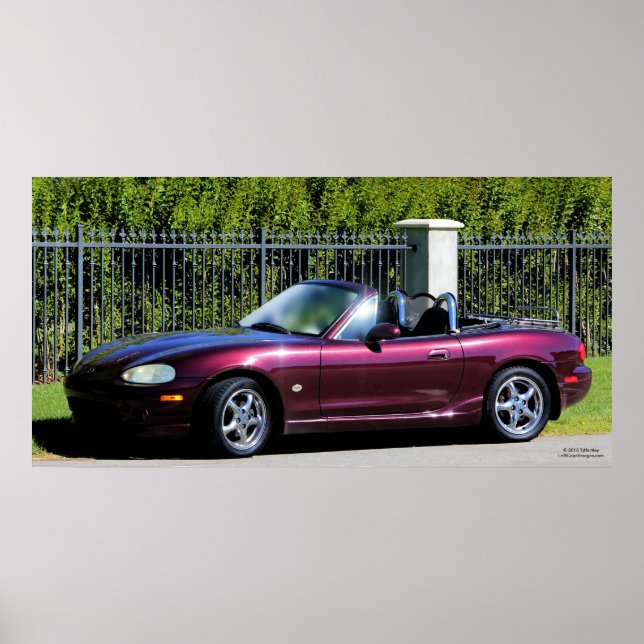 POSTER MAZDA MIATA (2000) ÉDITION SPECIAL (Devant)