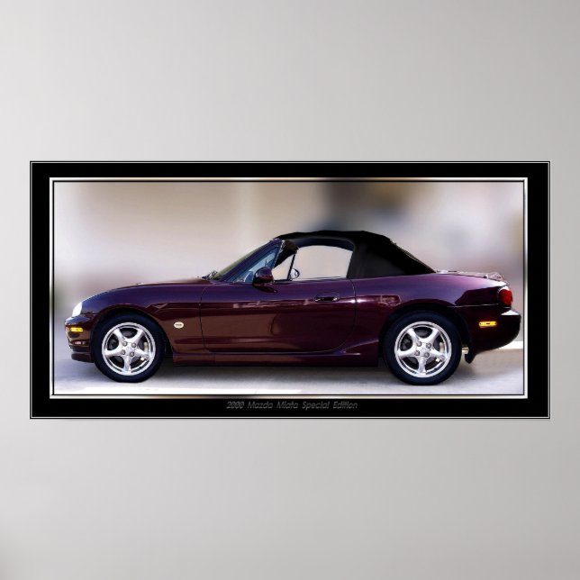 POSTER MAZDA MIATA, ÉDITION SPÉCIALE 2000 (Devant)
