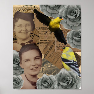 Poster Mazie et Lessie Collage