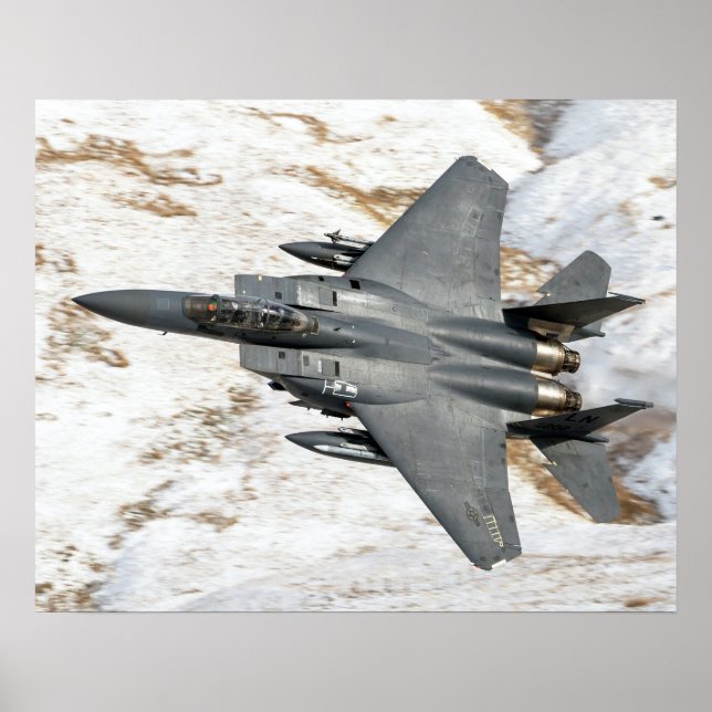 Poster McDonnell Douglas F-15 Eagle (Devant)