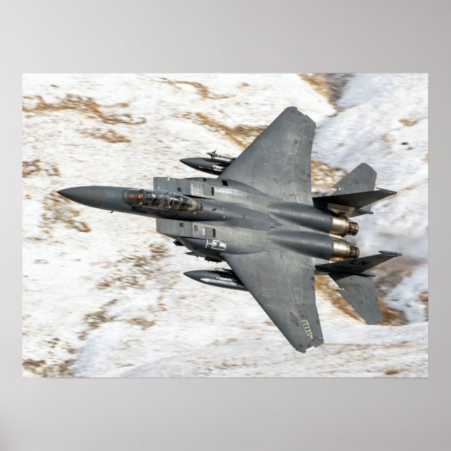 Poster McDonnell Douglas F-15 Eagle (Devant)