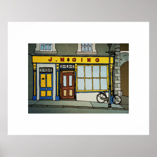 Poster McGing's Bar, Westport, Irlande