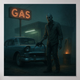 Poster MCM Zombie Gare Station Art