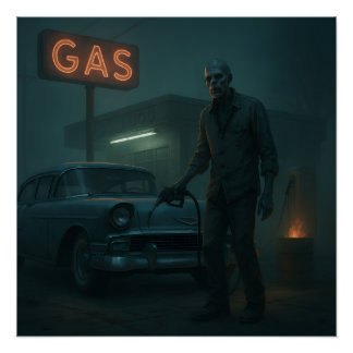 Poster MCM Zombie Gare Station Art