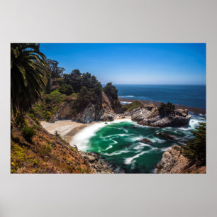 Poster Mcway Falls in Julia Pfeiffer Burns State Park