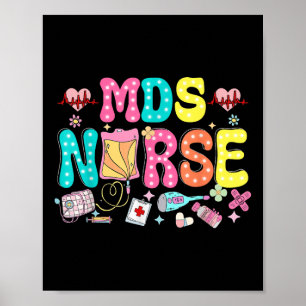 Poster Mds Infirmière Coeur Valentines Journée Infirmière