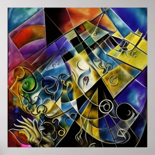 Poster Me - AI Imaginaire Art numérique Imprimer - Modern