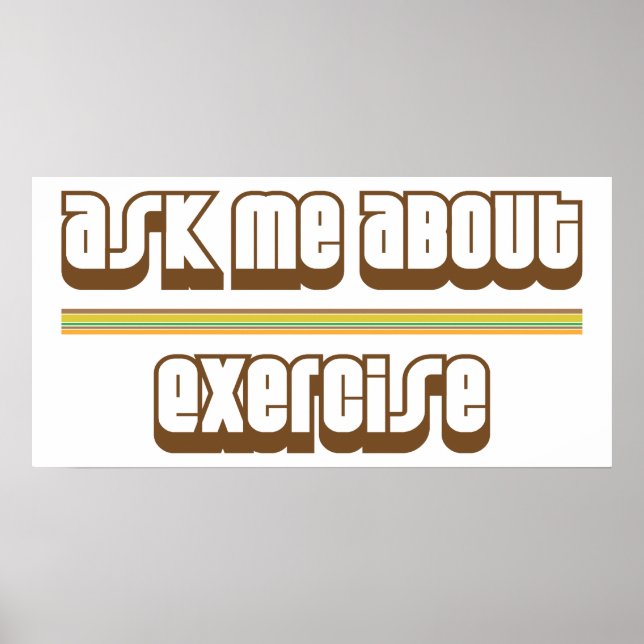 Poster Me Demander À Propos De L'Exercice (Devant)