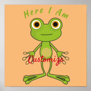 Poster Me voici jolie grenouille Thunder_Cove