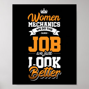 Poster Mécanique des aéronefs pour femmes Mécanique Mécan