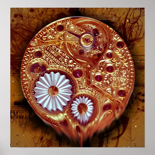 Poster mécanique fantastique Fermer (Devant)