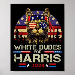 Poster Mecs Pour Mme Kamala Harris Dame Chaton Sans Enfan