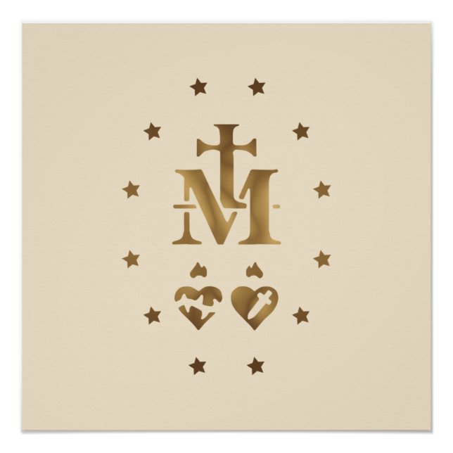 Poster Médaille miraculeuse, Médaille de Notre-Dame de la (Devant)