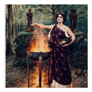 Poster Medea préparant son philtre –