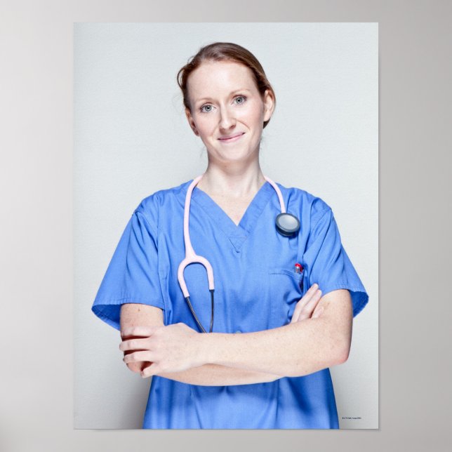 Poster Médecin féminin 2 (Devant)